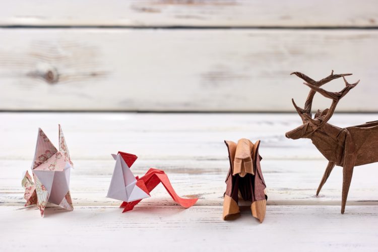 Origami animal models